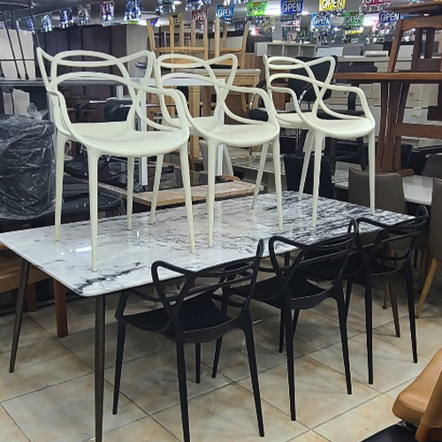 대리석 식탁(6인용)